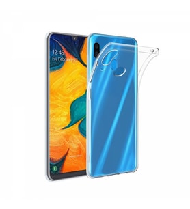 Samsung Galaxy A30 Lux Seri Premium Şeffaf Silikon Kılıf