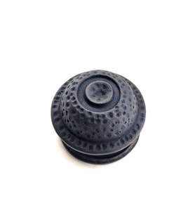 Antika Tarz Dekoratif Pirinç Gözlü Kapı Tokmağı - 78mm Çap, Oksit