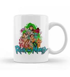 Rick And Morty 08 Kupa Bardak Porselen
