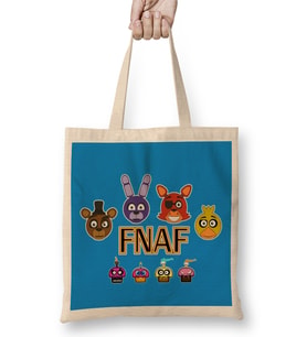 Fnaf Five Nights At Freddys Bez Çanta Uzun Saplı