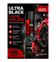 Lastik Parlatıcı Sprey 500 ml – Islak Görünüm, Kalıcı Parlaklık, Lastik Bakım Ultra Black 1 ADET