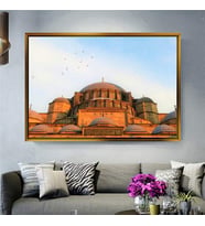 Altın Çerçeveli dekoratif tablo a116 (Gold)