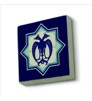 Çift Başlı Kartal Baskılı Doğaltaş  Magnet(KD-028)Buzdolabı Süsü