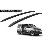 Peugeot Partner 2019 ve Sonrası Orjinal Tip OEM Tavan Çıtası (Siyah Renk)