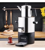 KORKMAZ A841 ÇAYŞEF SEMAVER INOX/SATİN