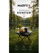 Madfox Apex Katlanabilir Alüminyum Kamp Masası (2 Kişilik)