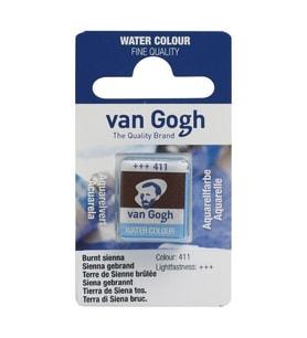 Talens Van Gogh 1/2 Tablet Sulu Boya 409 Burnt Umber 