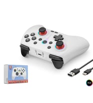 NODAR ND505W Bluetooth GamePad PC iOS Android Switch PS3 PS4 Uyumlu RGB Type-C - Beyaz