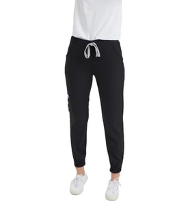 JOGGER- Kadın Likralı Siyah Üniforma Pantolon (Çok Renkli)