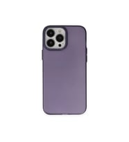 Mey İthalat® iPhone 14 Pro Max Kılıf Modos Metal Kapak - Derin Mor