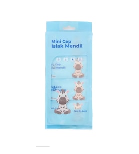 Mini Cep Islak Mendil Günlük Pratik 8&amp;apos;li Paket (5343)