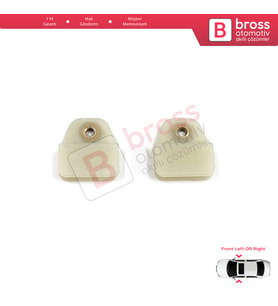 Land Rover Defender L315 L316 90 110 130 1994-2016 STC4787 için Ön Cam Tutucu Taşıyıcı Kızak Klipsi