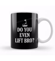 Funny Do You Even Lift Bro Ski Snowboard Ski Lift Kupa Bardak Porselen