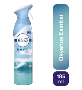 Febreze Hava Ferahlatıcı Sprey Oda Kokusu Okyanus Esintisi 185 ml
