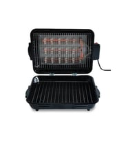 Tel Rezistanslı Elektrikli Emaye Izgara Mangal Barbekü Büyük Boy