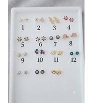 925 Ayar Gümüş Minimal Taşlı Yıldız Küpe Çeşitleri