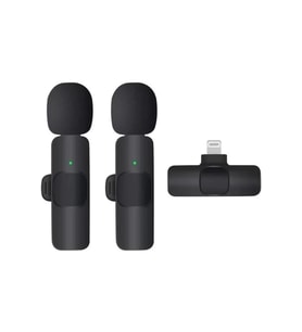 K9 Kablosuz Yaka Mikrofonu Lightning 2’li Mini Mikrofon Youtube Tik Tok 2 Adet