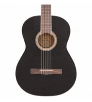 Miguel Angela MA1-BK Klasik Gitar - Siyah (Başlangıç - Eğitim Serisi)  Mat Siyah Modern Bitiş, Ihlamur Ağacı Gövde, Yeni Başlayanlar İçin Yumuşak Tuşe  Uyum: 4/4 (Tam Boy) Standart