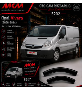 Opel Vivaro (2000-2014) 2'li Ön Mugen Cam Rüzgarlığı
