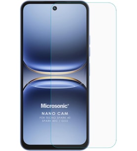 TECNO Spark Go 2 Nano Glass Cam Ekran Koruyucu [Spark Go 2 ile Uyumlu Ekran Koruyucu - Şeffaf]