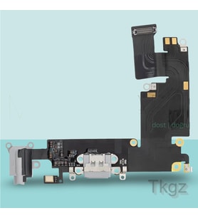 Apple İphone 6 PLUS Full Şarj Soketi Filmi FLEX (GÜMÜŞ)