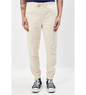 L221330102 LEE Regular Fit Normal Kesim Kırık Beyaz Sweatpant Eşofman Altı