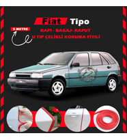 Fiat Tipo Oto Araç Kapı Koruma Fitili 5metre Parlak Kırmızı Renk