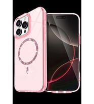iPhone 16 Pro Live Diamond Magsafe Kapak - Pembe