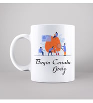Beyin Cerrahı Tasarımlı Kupa Kişiye Özel