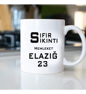 SIFIR SIKINTI MEMLEKET ELAZIĞ KUPA BARDAK