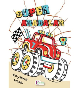 Süper Arabalar Boyama Kitabı