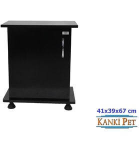 Kanki Pet 41 Cm MDF Flex İthal Akvaryum Sehpası Siyah 41x39x67 Cm