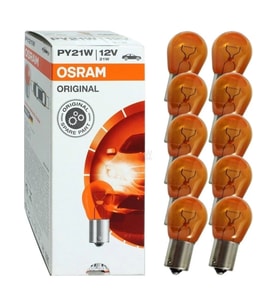 Osram 7507 Py21w Sinyal Ampulü 12 Volt 93 Amber 10 Adet
