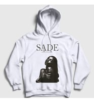 Presmono Unisex Beyaz Love Deluxe Sade Kapüşonlu Sweatshirt 555040tt