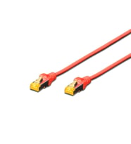 Digitus CAT 6A S-FTP Patch Kablosu, LSZH, Cu, AWG 26/7, 1 metre, kırmızı renk