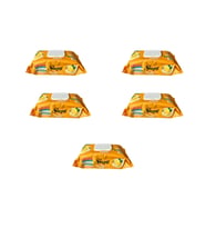 Sleepy Extra Doğal Limon Yağı Özlü Islak Yüzey Temizlik Havlusu - 100'lü 5 Paket