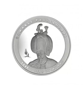 3.Murad Osmanlı Padişahları Serisi No12 Gümüş 31.1gr
