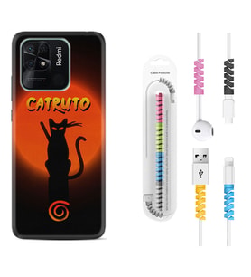 Xiaomi Poco X3 Pro M4 Pro X4 Pro C40 10C Kılıf Kablo Koruma Spiral Silikon Catrudo 1679