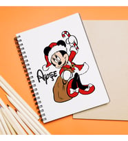 Minnie Mouse Tasarımlı Defter Kişiye Özel