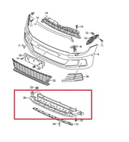 Volkswagen Scirocco Ön Tampon Spoileri R-line 2015 Sonrası Uyumlu