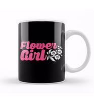 Flower Girl Adorable Wedding Ceremony Cute Flowery Kupa Bardak Porselen