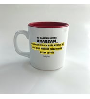 Bu Saatten Sonra Ararsan Baskılı Kırmızı Multi Kupa