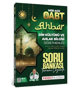 ÖABT MEB AGS Din Kültürü ve Ahlak Bilgisi Ahbar Soru Bankası Çözümlü İndeks Akademi