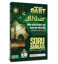 ÖABT MEB AGS Din Kültürü ve Ahlak Bilgisi Ahbar Soru Bankası Çözümlü İndeks Akademi