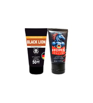 Black Lion Men Dick Booster Cream 50 ml Ereksiyon Kremi + Hors Active Cream 50 ml Penis Katılaştırıcı Dikleştirici Krem
