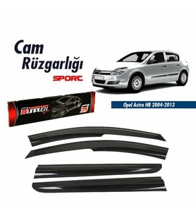 Opel Astra H Mugen Cam Rüzgarlığı 2004-2013 arası 4'lü Sunplex (Beyaz)