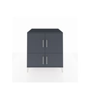 Kronos Şifonyer 3 Raflı 4 Kapaklı 88x59x96 Antrasit-Antrasit