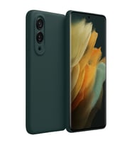 Samsung Galaxy S25 Edge First Silikon - Koyu Yeşil