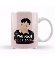 Bts Hey Jimin You Nice Keep Going Kupa Bardak Porselen