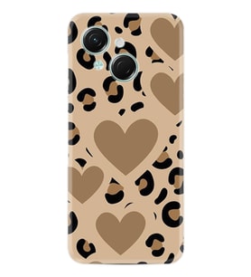 Spark Go 1 2025 Kılıf Boutique Baskılı Resimli Leopar Kalp Pcode -068